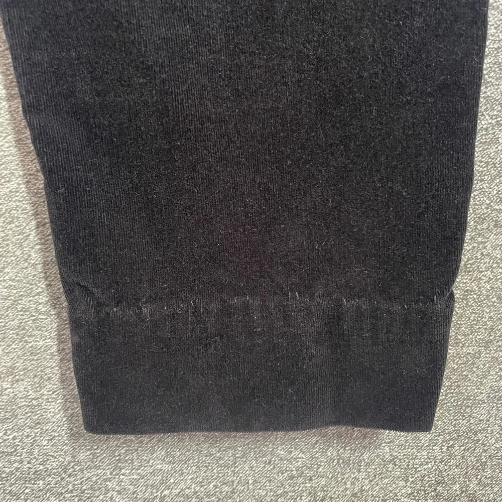 Croft & Barrow Corduroy Pants Womens 16 Reg Black Straight Leg Pants